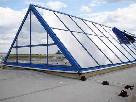 Sonnenschutzfolien Dachverglasung Hitzeschutz Glasdach